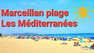 Marseillan plage at Les Méditerranées and at the Mediterraneans New Camping Florida South France [upl. by Mad264]