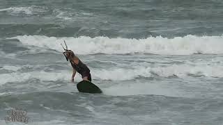 Tannum Sands Qld riding waves Wingfoiling Kiting Windsurfing [upl. by Nortyad759]