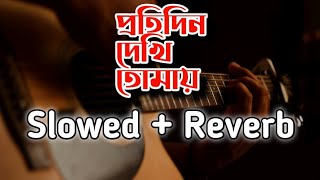 Protidin Dekhi Tomay  Arfin Rumey  Shuvo Mita  Slowed  Reverb Songs  Slowed and Reverb [upl. by Nerta735]