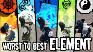 EVERY Element RANKED From WORST To BEST  Shinobi Life 2 Element Tier List [upl. by Greenwood]