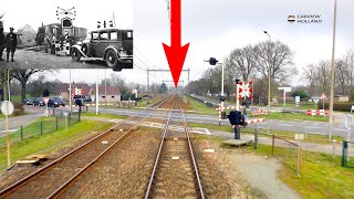 THIS is where it happened the FIRST automatic level crossing Zwolle  Leeuwarden SNG 232022 [upl. by Levi]