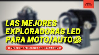 LAS MEJORES EXPLORADORAS 🔦😱 PARA TU MOTO🏍️AUTO🚗  EXPLORADORAS LEDXON 🤩  MINI RAPTORS 😎 [upl. by Sinnej]