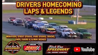 DRIVERS HOMECOMING LAPS amp LEGENDS  Birch Run Speedway  9123 [upl. by Calli]