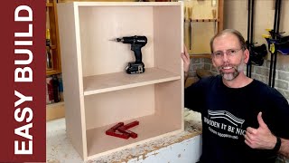 How to Build Easy Wall Cabinets for Storage  Cabinetmaking [upl. by Karee861]