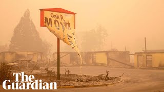 Oregon fires entire neighbourhoods destroyed [upl. by Zilber]