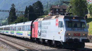 FRDE Trafic ferroviaireBahnverkehr VAE VoralpenExpress  Transports Publics Suisses [upl. by Oleg855]