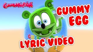 GUMMY EGG LYRIC VIDEO Gummy Bear Song Gummibär Osito Gominola [upl. by Ennayar242]