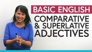 Comparative amp Superlative Adjectives in English Complete Guide [upl. by Aislehc]