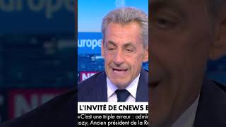 Nicolas Sarkozy  quotNous ne sommes quau début de la crise migratoirequot shorts radio politique [upl. by Ecal]