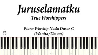 JURUSELAMATKU Piano Karaoke  TW  Juruselamatku Piano Worship Indonesia [upl. by Camala846]