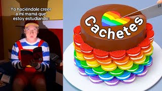 1 hora de los MEJORES Tiktoks de Rubén Tuesta y CACHETES 🤣😂  Storytime con pastel Parte 28 [upl. by Enimassej]