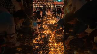 Ayodhya deewali celebration 🎉 after 500 years 🙏 shorts rammandir [upl. by Ennavoj]