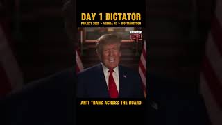 Day 1 DICTATOR Project 2025s Anti Trans Agenda [upl. by Latsyrhc]