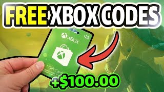 Xbox Gift Card Codes 2024  100 Free Xbox Codes 2024 [upl. by Obla]