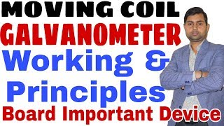 Moving coil galvanometer  Working amp Principle  class 12  Being Physics [upl. by Lally]