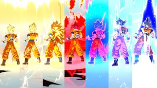 Goku All Transformations  Dragon Ball Sparking Zero [upl. by Sorcha]