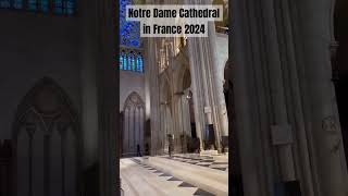 855year old Notre Dame Cathedral in Paris 🇫🇷Took 5 years to restore after the fire in 2019 ⛪️ [upl. by Asseret811]