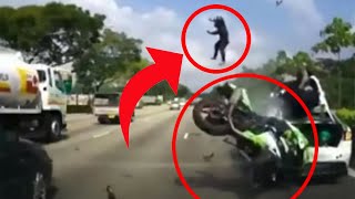 Riding on the Edge Shocking Motorcycle Crashes [upl. by Rudich136]