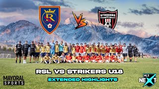 RSL VS STRIKERS U18 MLSNEXT  EXTENDED HIGHLIGHTS 083124 [upl. by Vander]