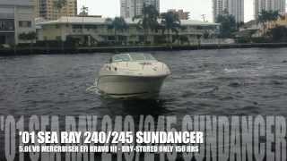 2001 Sea Ray 240 Sundancer [upl. by Halilak]