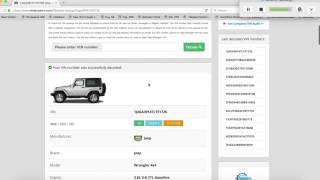 VIN number checkHow to get car info using VIN number [upl. by Yclehc]