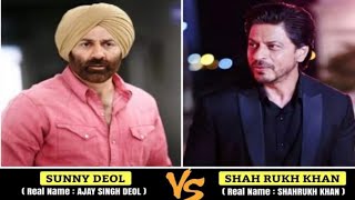 Shahrukh khan Vs Sunny Deol Biography Of Shah Rukh Khan And Sunny Deol [upl. by Bundy935]