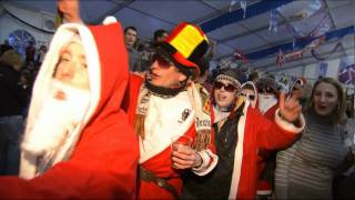 Biathlon World Cup 2010  Antholz  spectators [upl. by Kirbee945]