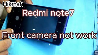 Redmi note 7 front camera not working ✅👍 [upl. by Fezoj]