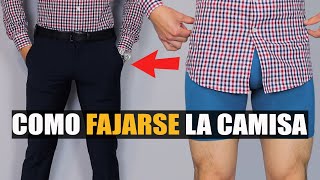 Cómo Fajarse La Camisa  Camisa Fajada Todo El Día Con Imanes [upl. by Daveda]