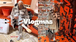 VLOGMAS Monica  112 concert NYC travel day fittings and more [upl. by Adiam]