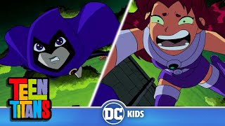 Raven amp Starfire SWAP Bodies  Teen Titans  dckids [upl. by Nairad]