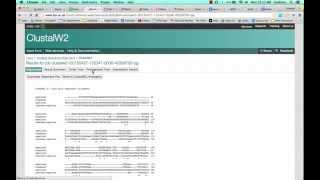 Align multiple DNA sequences CLUSTALW [upl. by Higgins]