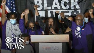 Cori Bush becomes Missouri’s first Black congresswoman [upl. by Yrian]