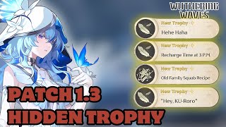 Hidden AchievmentTrophy Update 13  Wuthering Waves [upl. by Trebbor]