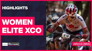 Araxá  Women Elite XCO Highlights  2024 WHOOP UCI Mountain Bike World Cup [upl. by Tisbe914]