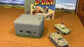 German Bunker and Panthers for DDay game in 54mm [upl. by Robbie]