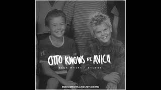 Avicii amp Otto Knows  Back Where I Belong Ft LP Tomorrowland 2015 Demo [upl. by Ashly]