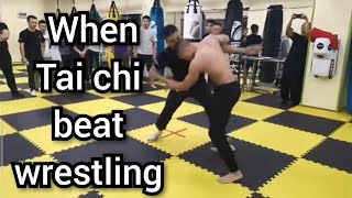 Real Kung fu fight EP 41 Tàijí quán Vs Wrestling taichi wrestling fight  its about gong fu [upl. by Nylrehc]