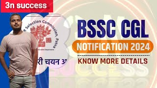 BSSC CGL 4 NEW VACANCY 2024 बिहार मे बहार है । बम्पर भर्ती ।। bssccgl3 [upl. by Obmar]