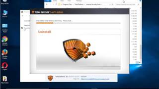 Uninstall Total Defense AntiVirus 90 on Windows 10 [upl. by Clarie]