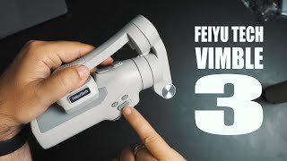 Feiyu Tech Vimble 3 Smartphone Gimbal Unboxing and First Test [upl. by Georgianne8]