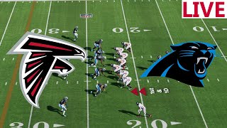 🔴 LIVE🔴Atlanta Falcons VS Carolina Panthers NFL SEASON NFL WEEK 6 Madden Gameplay [upl. by Mercuri]