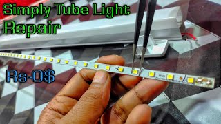 how to repair led tube light at home  how to repair led bulb light [upl. by Mortimer]