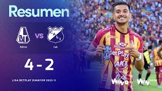 Tolima vs Cali resumen y goles  Liga BetPlay Dimayor 20232  Cuadrangulares  Fecha 3 [upl. by Tibbs]