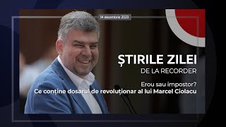 14 DECEMBRIE 2023 Erou sau impostor Ce conține dosarul de revoluționar al lui Marcel Ciolacu [upl. by Dennett]