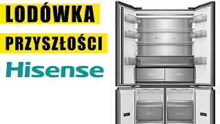 Lodówka HISENSE RQ768N4GBE multi door z szufladą próżniową o głębokości 60 cm  test [upl. by Odlo102]