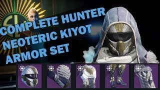 Complete Hunter Neoteric Kiyot Armor Set  Eververse Season 6 Armor Set  Destiny 2  Showcase [upl. by Alain515]