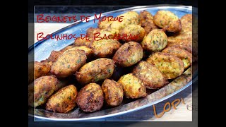 RECETTE de Beignets de Morue  Bolinhos de Bacalhau  recette Portugaise au Companion Moulinex [upl. by Amethist513]