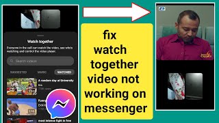 Fix watch together video not working on messenger How to solve watch together video not working [upl. by Yzdnil3]