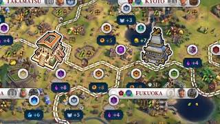 CRAZY START TO A CIV 6 TOURNAMENT  Civ VI Multiplayer Hojo Tokimune Full Game [upl. by Thordis794]